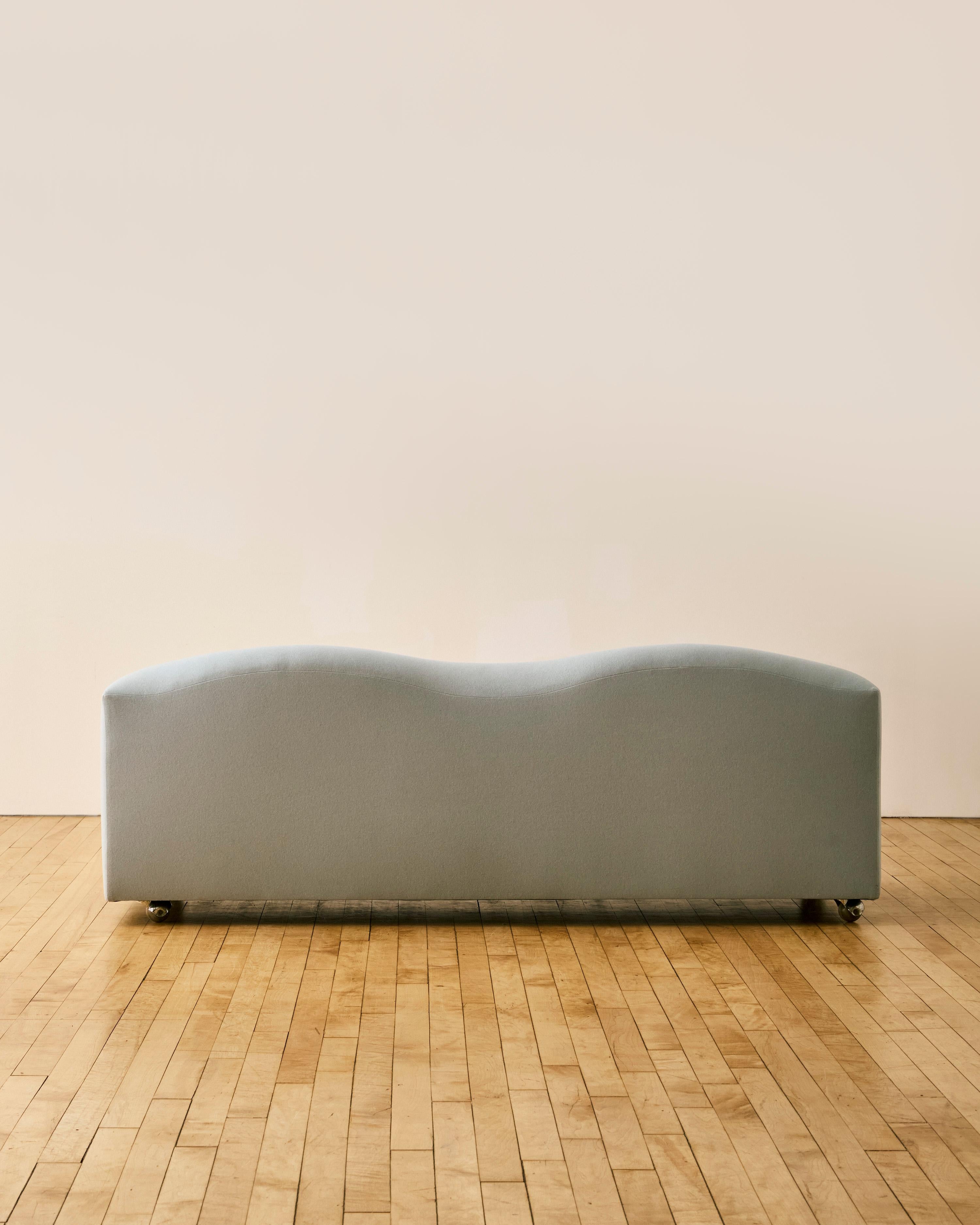 Tissu Cashmere 'ABCD' Two Seater Sofa by Pierre Paulin en vente