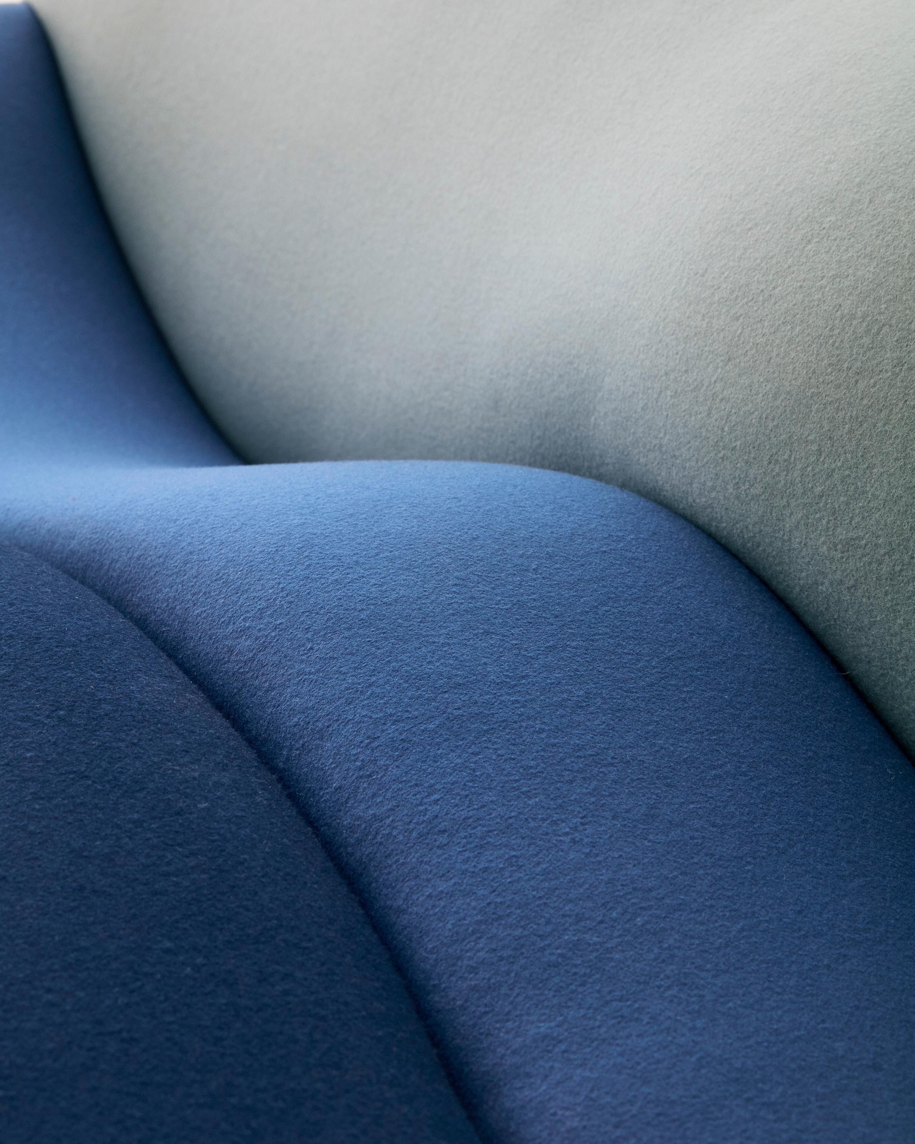 Cashmere 'ABCD' Two Seater Sofa by Pierre Paulin en vente 1
