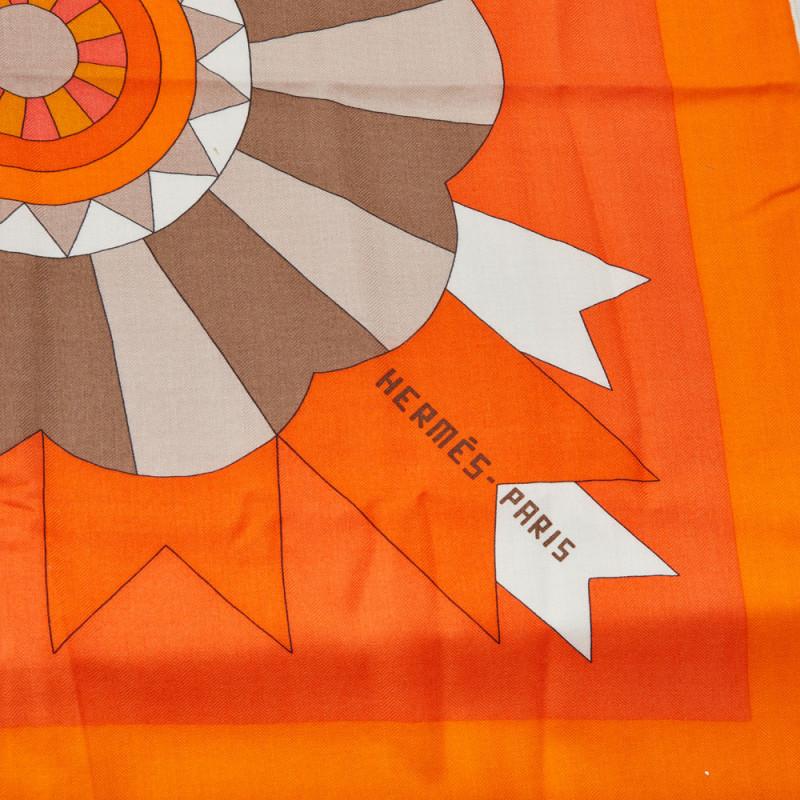 Cashmere and Silk Hermès 140 Shawl In Excellent Condition In Paris, FR