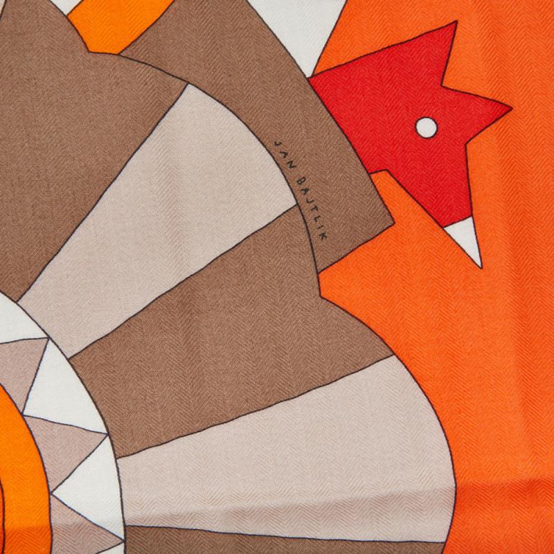 Women's or Men's Cashmere and Silk Hermès 140 Shawl