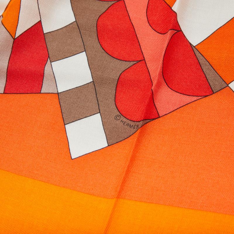 Cashmere and Silk Hermès 140 Shawl 1