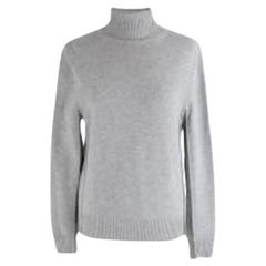 cashmere grey polo neck
