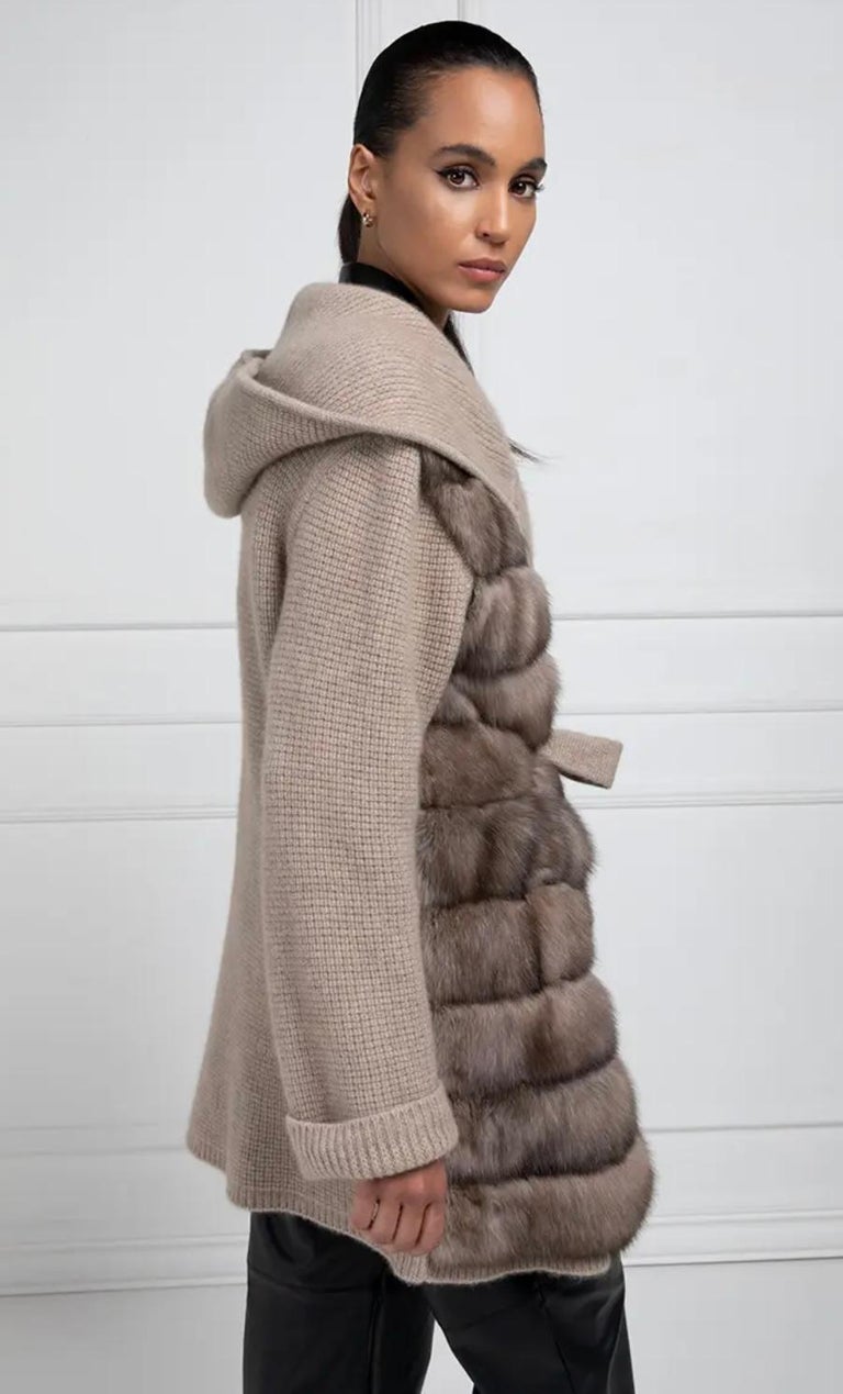 Loro piana mink vest outlet