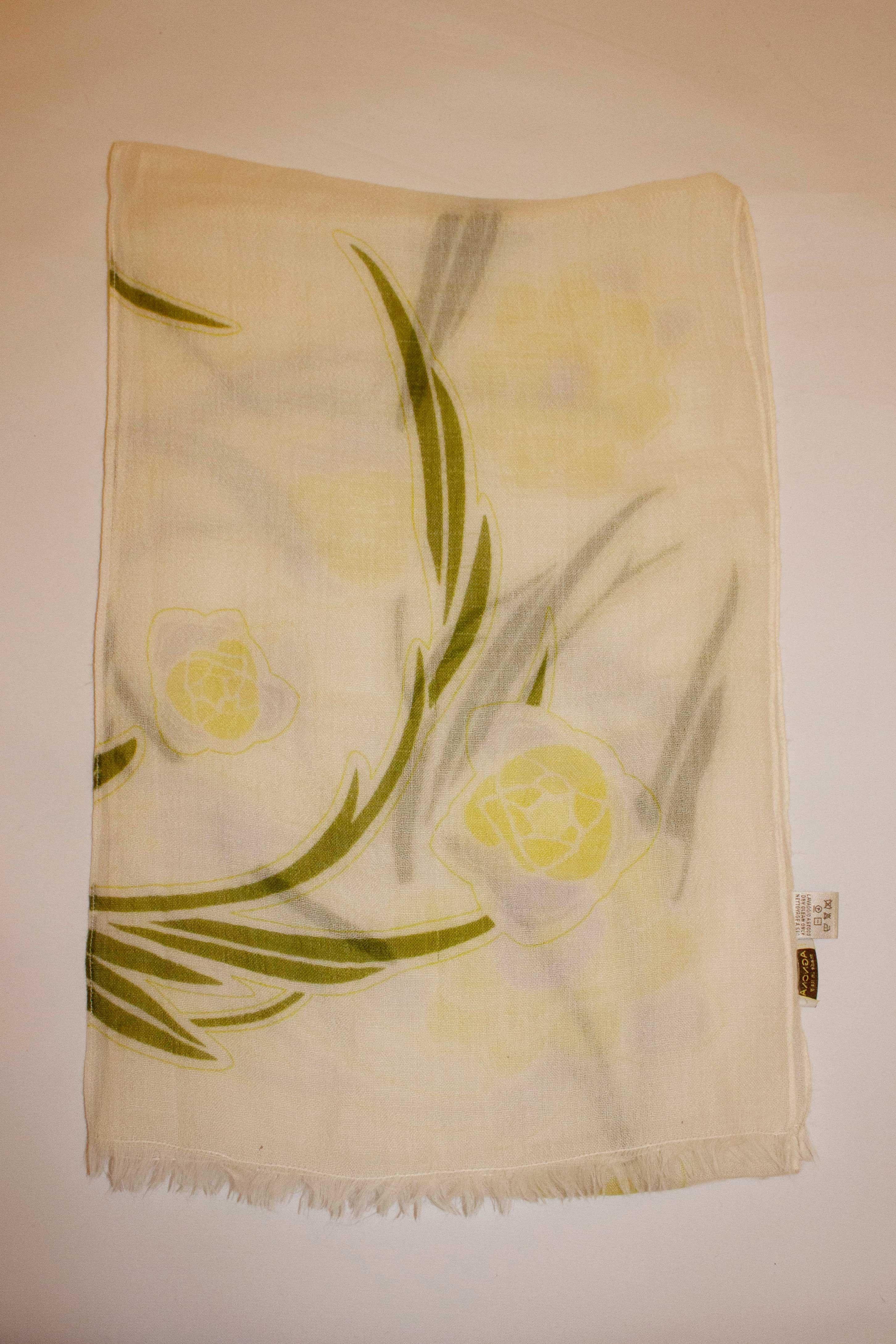 Beige Cashmere Scarf by Agnona For Sale