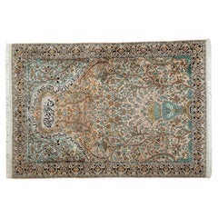 Cashmere silk rug 188 X 125 cm