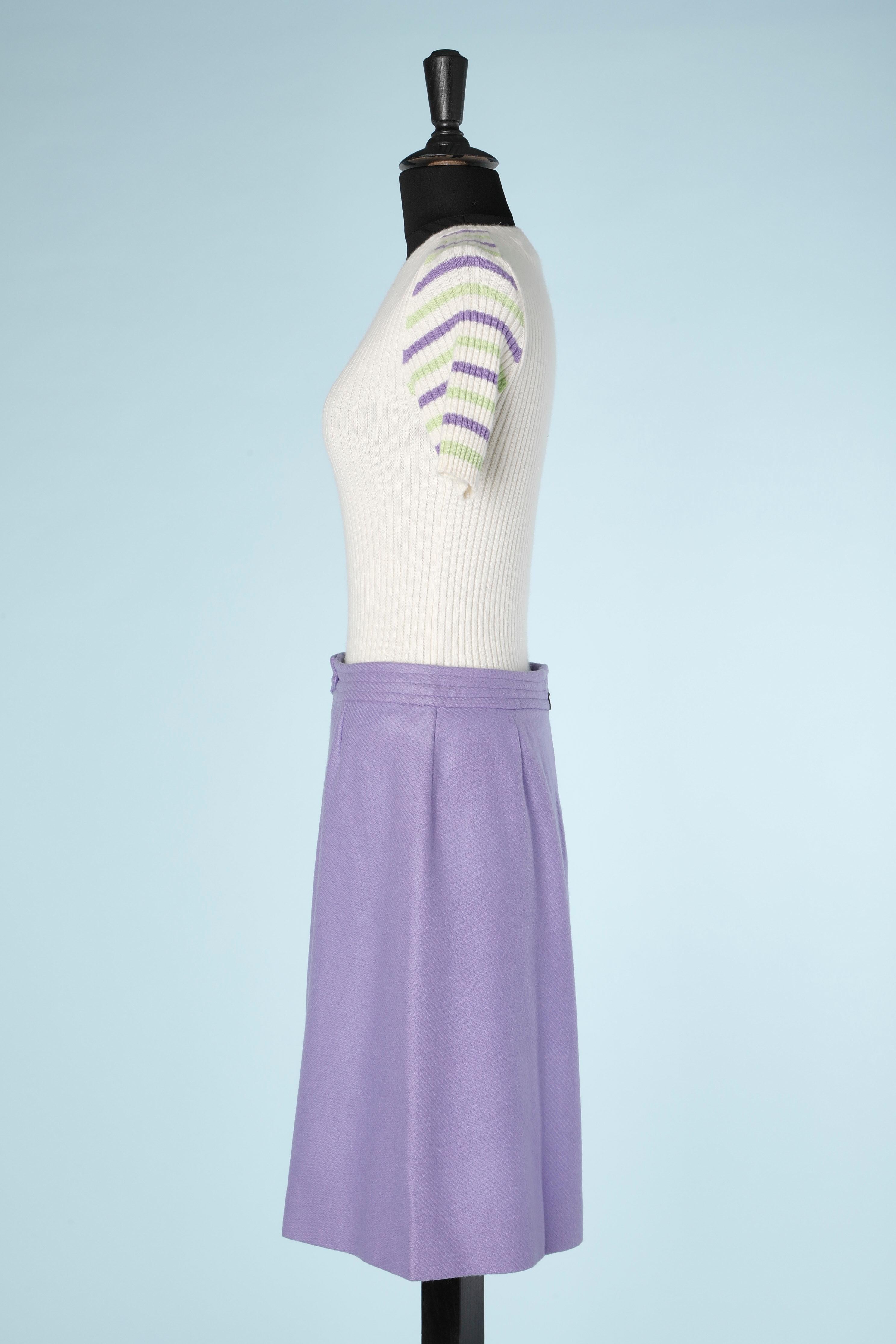 Purple Cashmere sweater and lavender skirt Missoni  For Sale