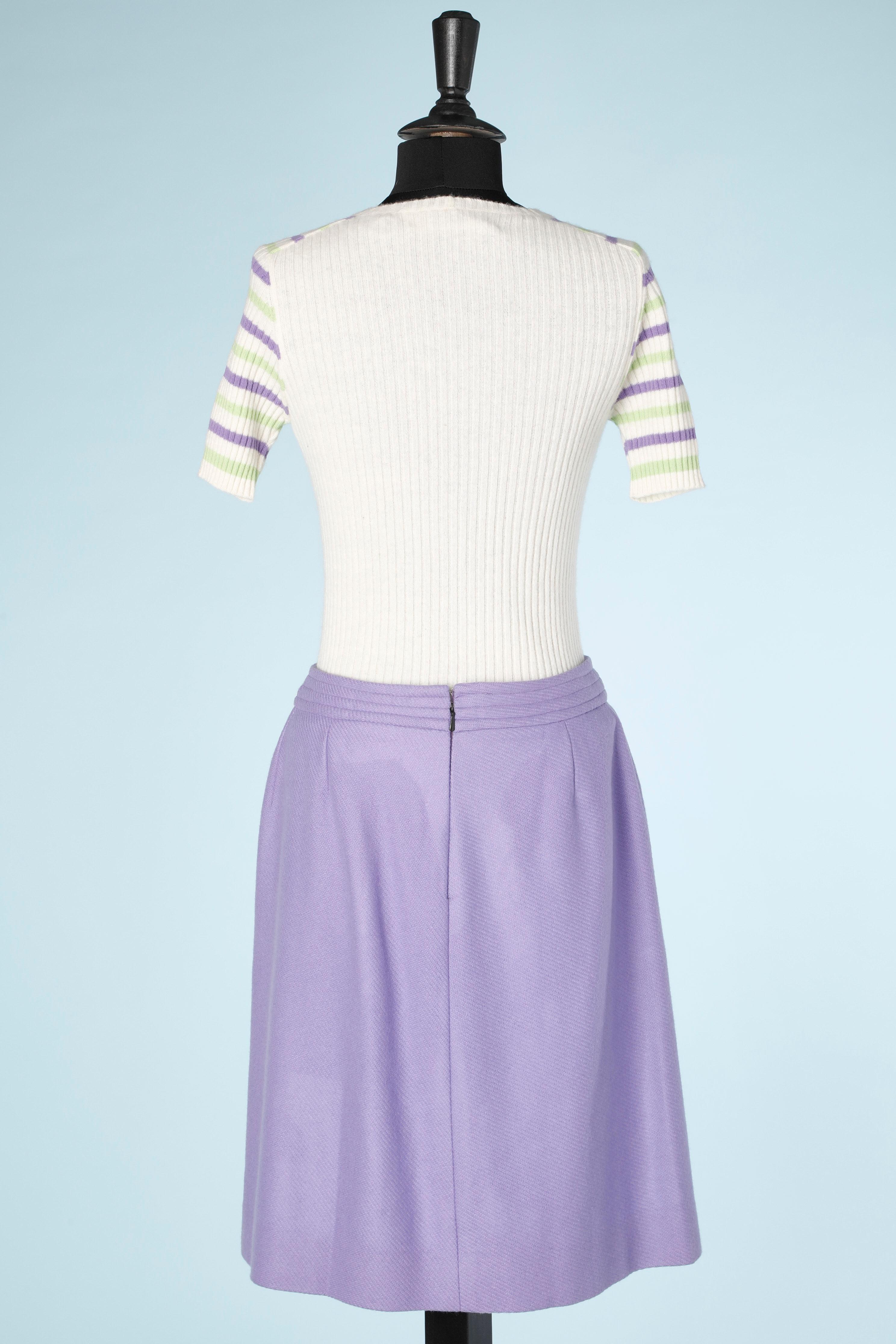 Cashmere sweater and lavender skirt Missoni  In Excellent Condition For Sale In Saint-Ouen-Sur-Seine, FR