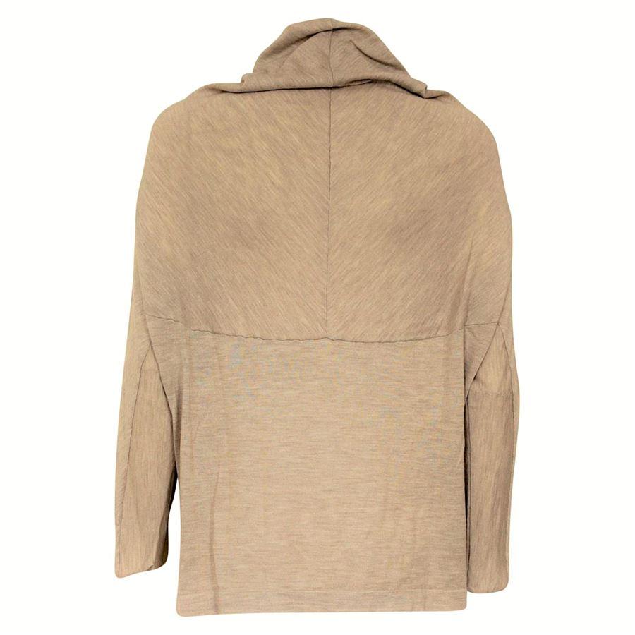 Cashmere (70%) e seta Colore naturale Vestibilità over Manica lunga
