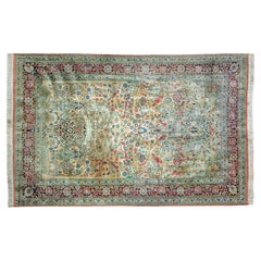 Cashmere tree of life silk rug 197 X 118 cm
