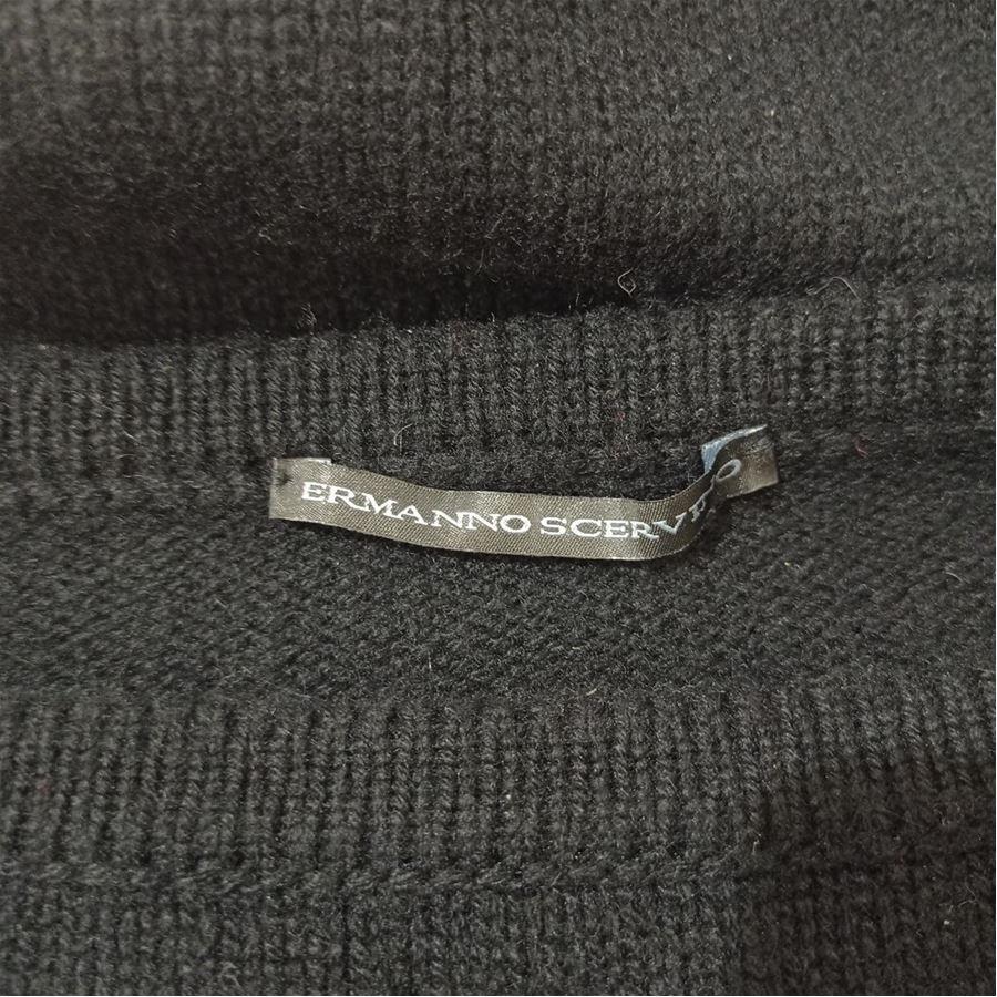 Black Ermanno Scervino Cashmere weater size 38 For Sale