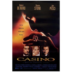 Vintage 'Casino' 1995 U.S. One Sheet Film Poster