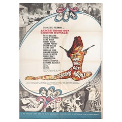 Vintage "Casino Royale" 1967 Italian Due Fogli Film Poster