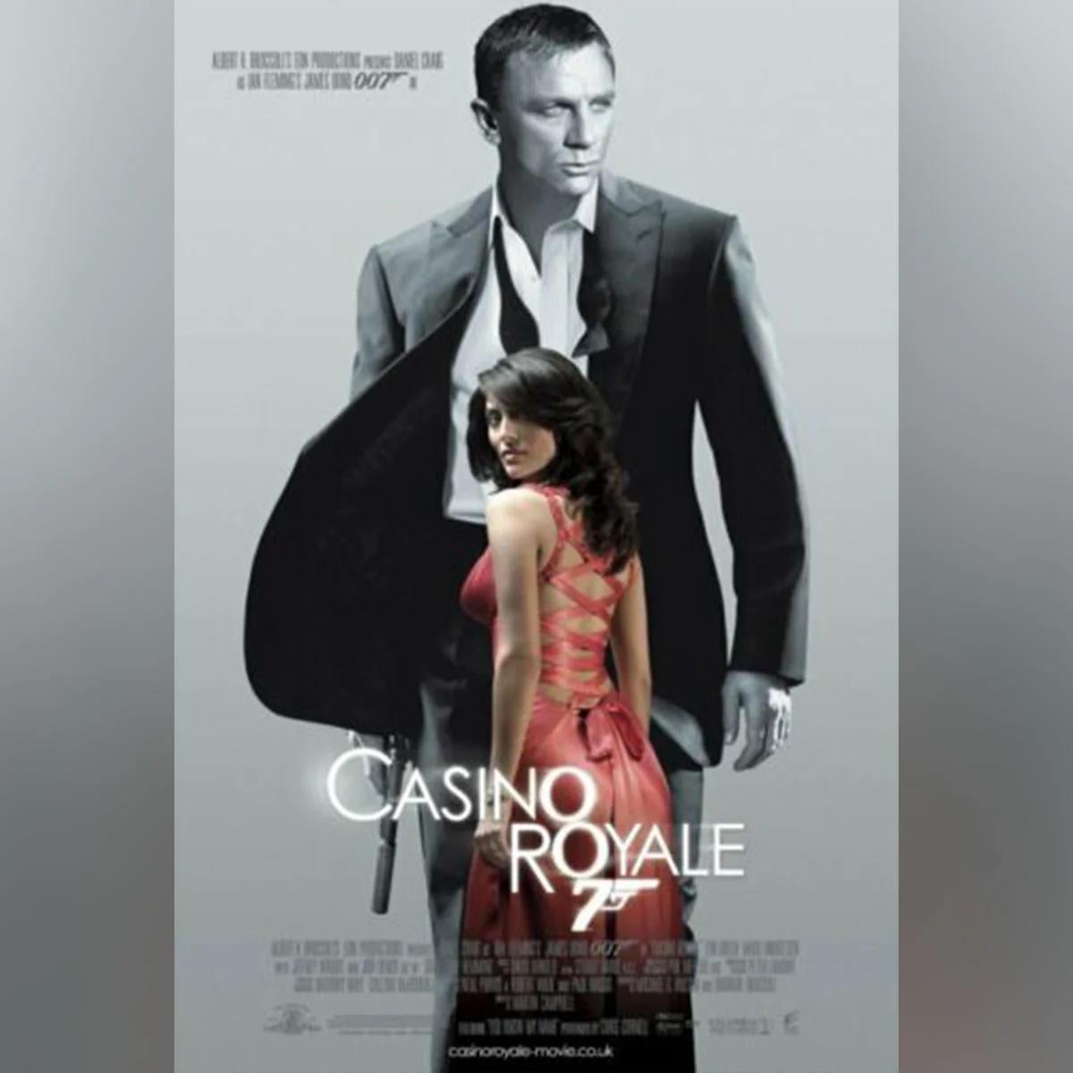 Casino Royale (2006)
Original One Sheet (27 X 40 Inches)

After earning 00 status and a license to kill, secret agent James Bond sets out on his first mission as 007. Bond must defeat a private banker funding terrorists in a high-stakes game of
