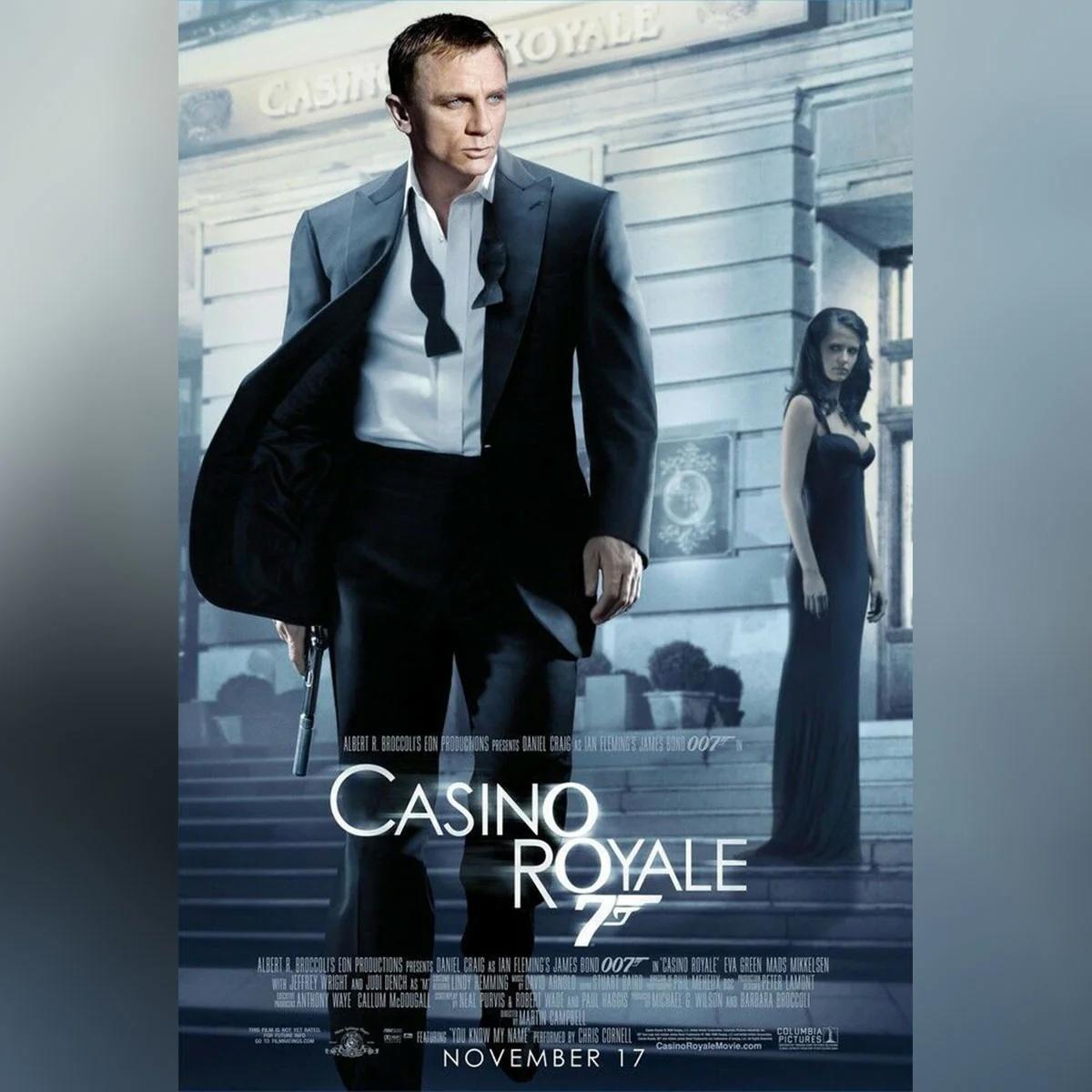 Casino Royale (2006)
Original en une feuille (27 X 40 pouces)

Après avoir obtenu le statut de 00 et un permis de tuer, l'agent secret James Bond part pour sa première mission en tant que 007. Bond doit vaincre un banquier privé qui finance des