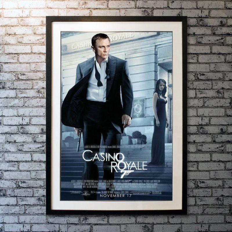 Casino Royale, Unframed Poster, 2006

Original One Sheet (27 x 40 inches). After earning 00 status and a licence to kill, secret agent James Bond sets out on his first mission as 007. Bond must defeat a private banker funding terrorists in a