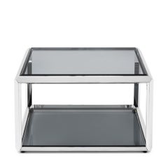 Table d'appoint chromée Casiopee