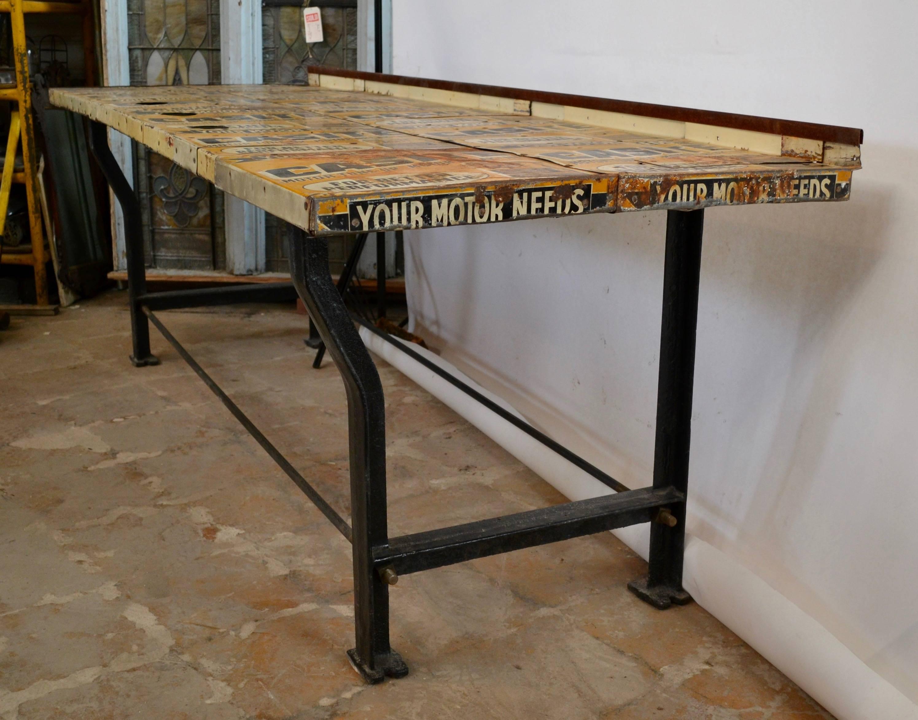Casite Sign Work Bench In Good Condition For Sale In Baltimore, MD