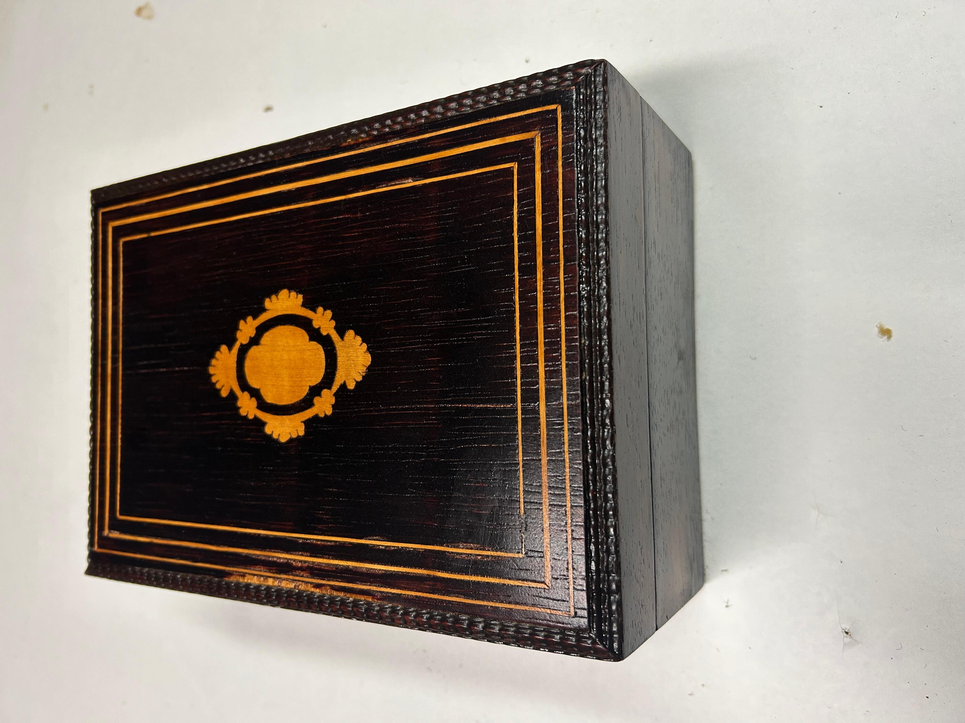 Polish Casket Art Deco from 1930 For Sale