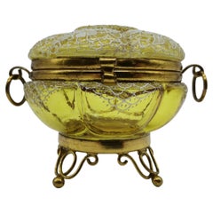 Antique Casket, Glass and Brass, Venice