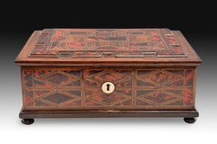 Casket, Tortoiseshell, Wood, Metal, Italy, 17th Century