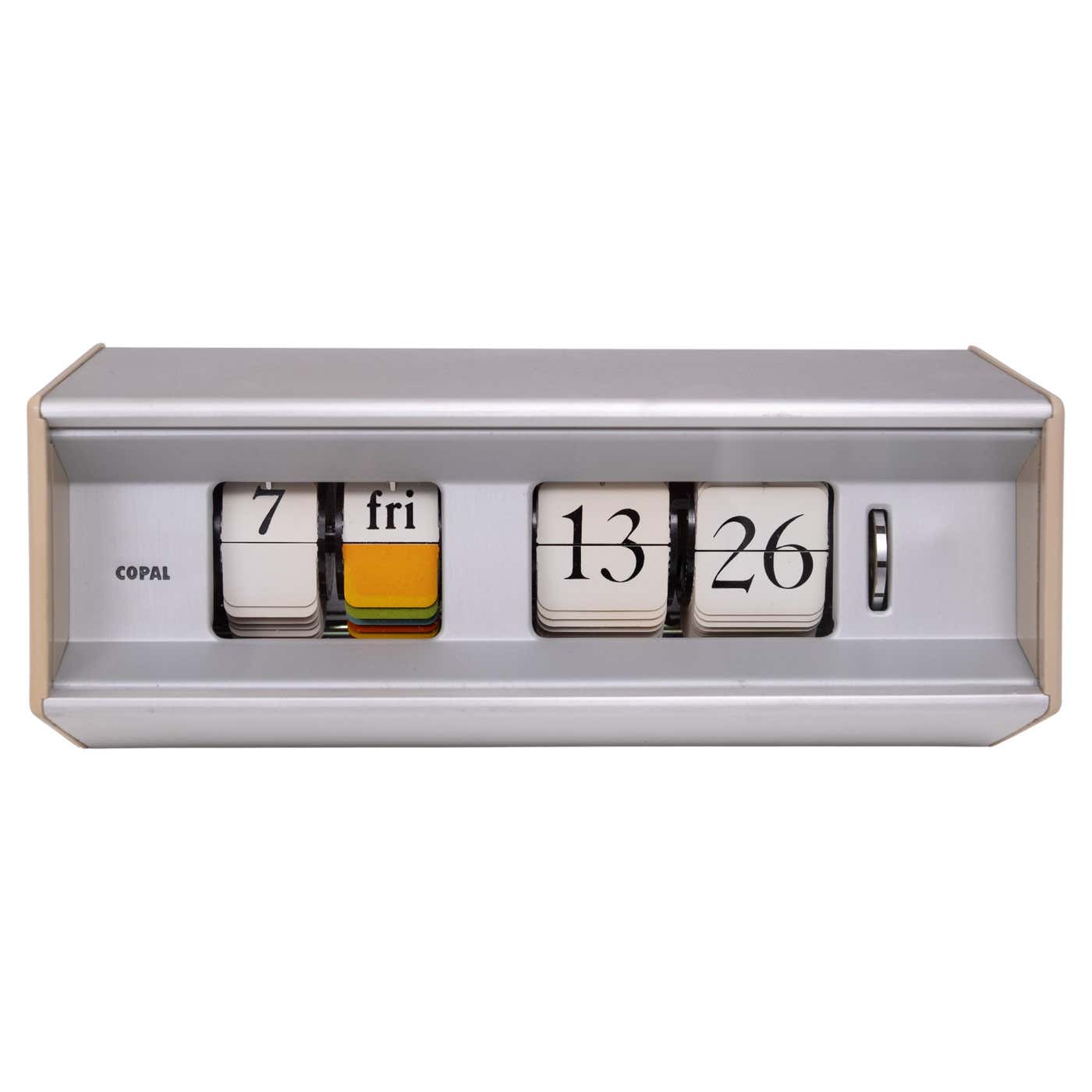 Caslon 601 Date Flip Clock by Copal, 70s Japan For Sale at 1stDibs