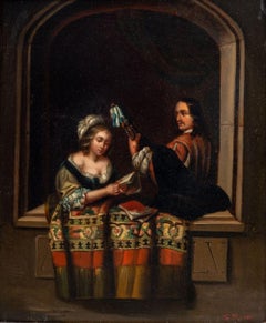 Lute Player and Woman Reading