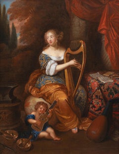 Portrait of marquise de Montespan, royal mistress of King Louis XIV, 17th c.