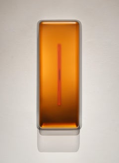 Vacuum-Rauchkugel, vertikale Lichtglocke (Orange)