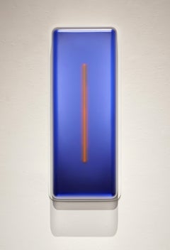 Vacuum Vertikaler Licht-Glyph (Blau)