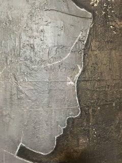 'Donna', Mixed Media, Figurative Painting