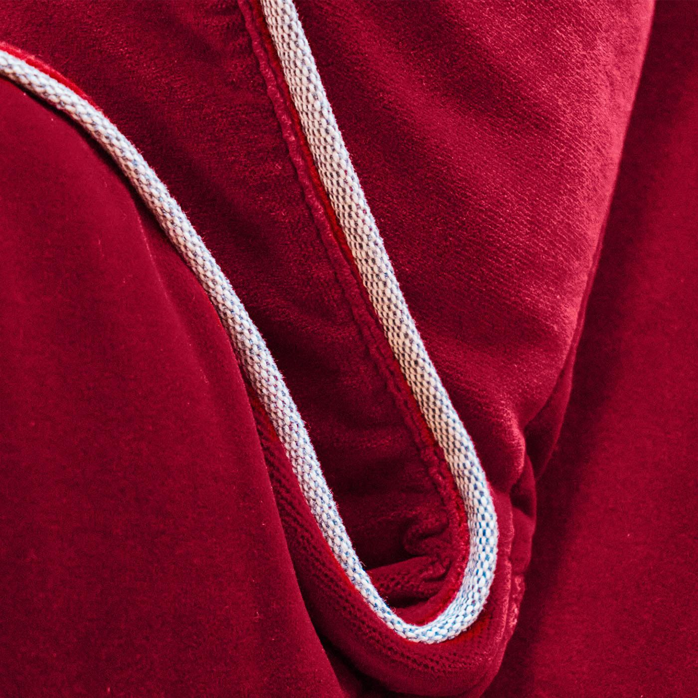 Textile Méridienne Casquet Red Passion Velvet de Biosofa en vente