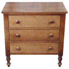 Cassady Furniture Early American Cherry 3-Drawer Dresser Chest Nightstand