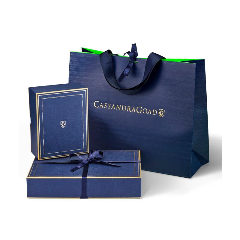 Cassandra Goad Iguminov Blue Enamel Silver Cufflinks In New Condition For Sale In London, GB