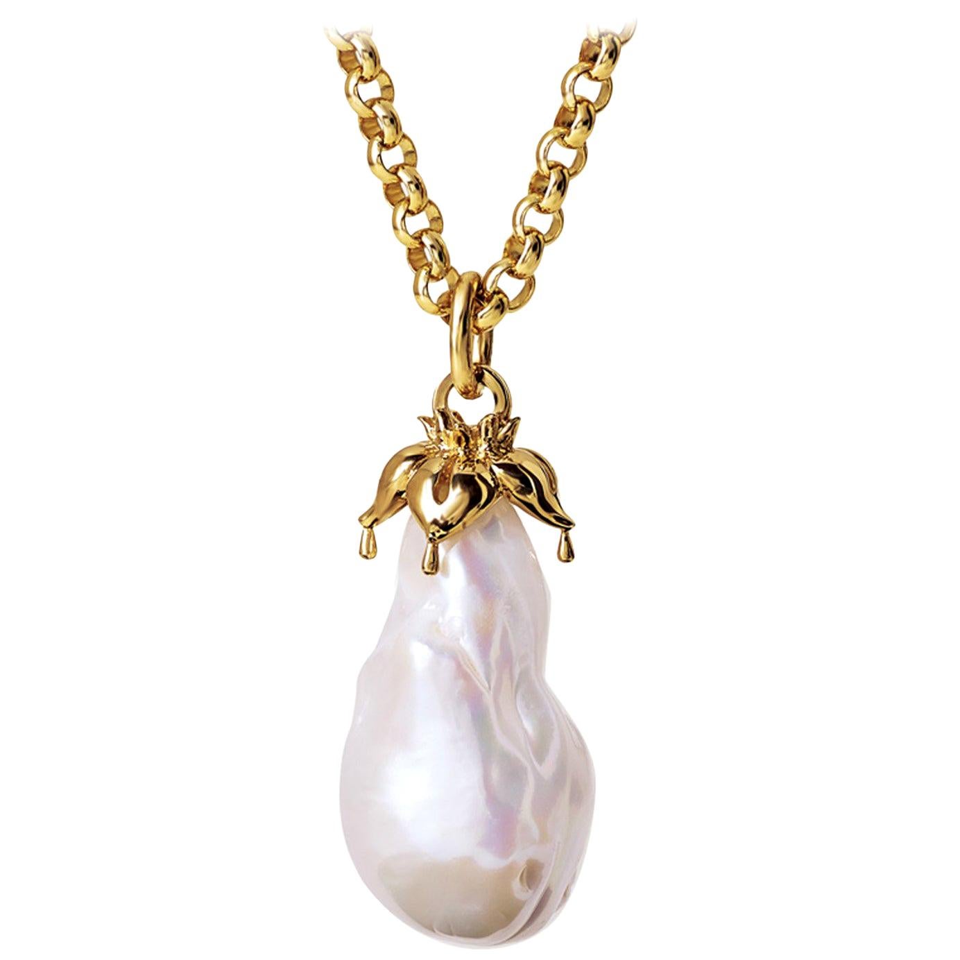 Cassandra Goad Iris Baroque Pearl Pendant For Sale