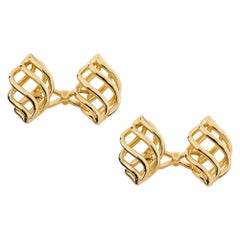 Cassandra Gold Montejo Gold Cufflinks