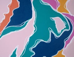 Topographic I - Composizione astratta in acrilico su tela