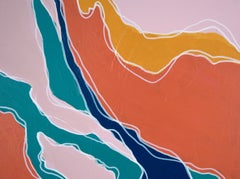 Topographic III - Composizione astratta in acrilico su tela