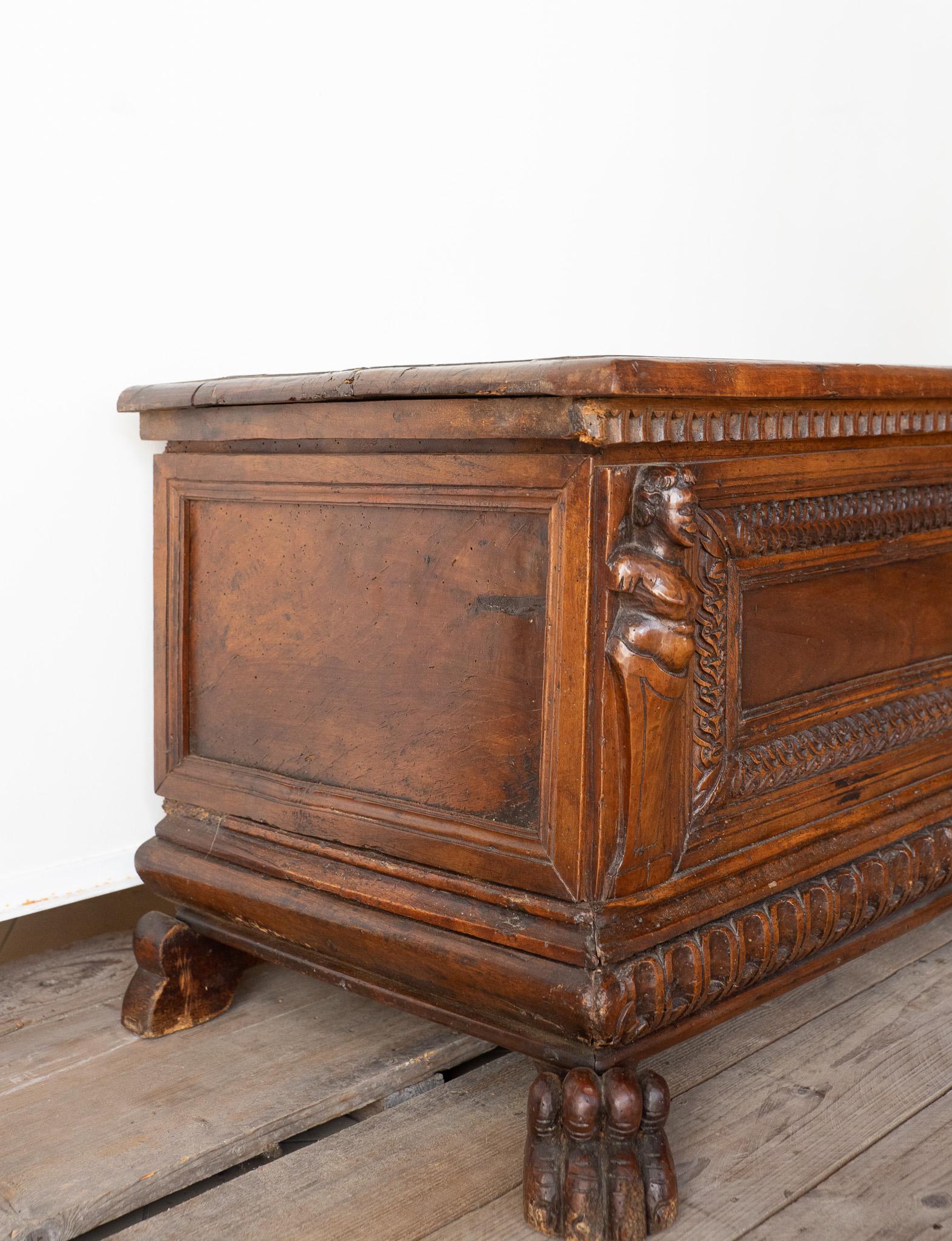 Ebonized Antique Venetian walnut chest