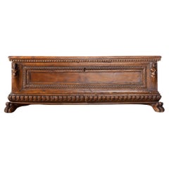 Antique Venetian walnut chest