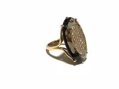 Cassato Smokey Quartz Diamond Ring