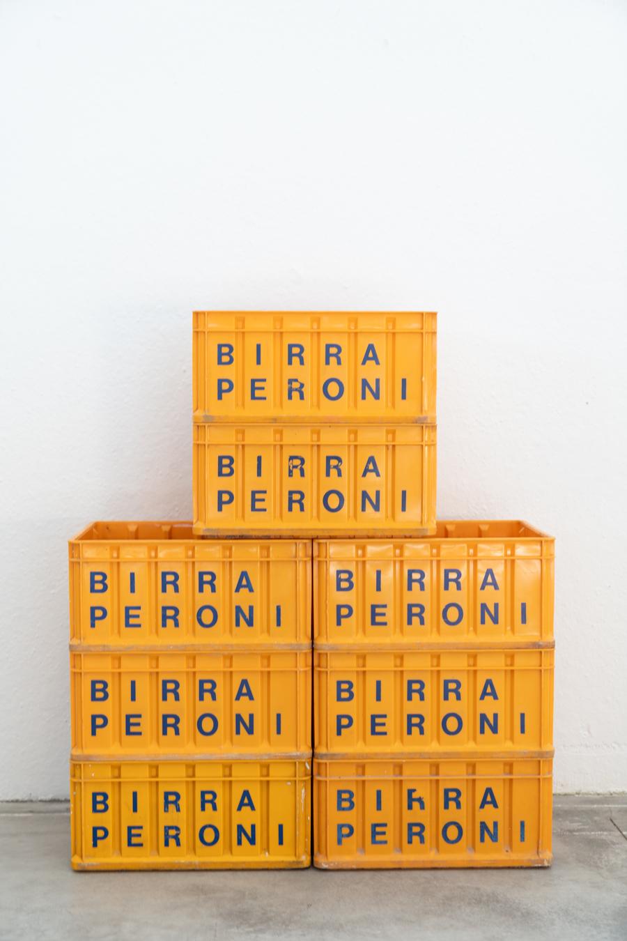 Vintage Peroni beer plastic crates, set of 8. 1970-1980 For Sale 11