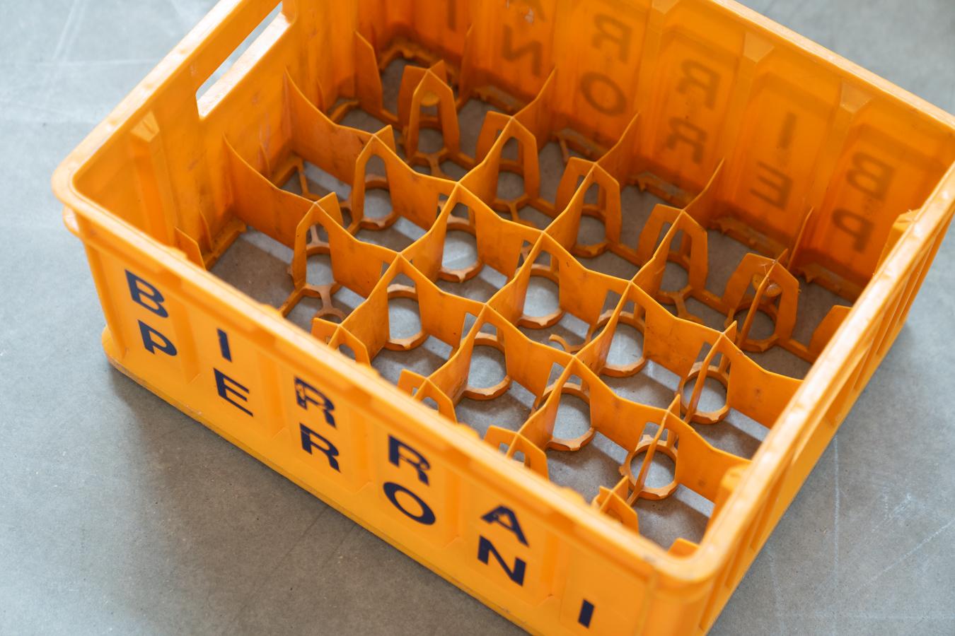 Late 20th Century Vintage Peroni beer plastic crates, set of 8. 1970-1980 For Sale