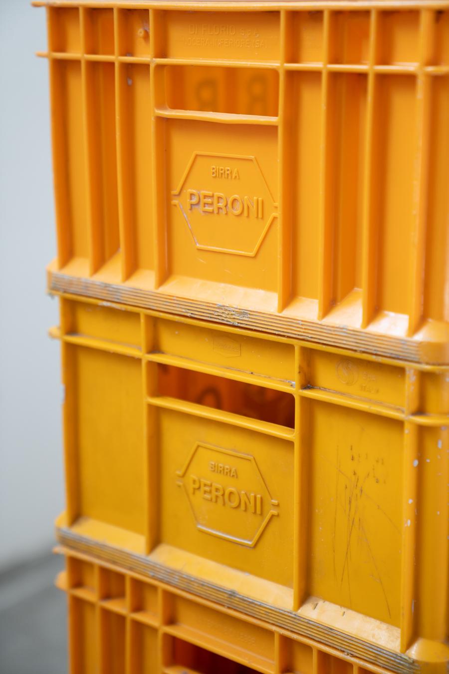 Vintage Peroni beer plastic crates, set of 8. 1970-1980 For Sale 2