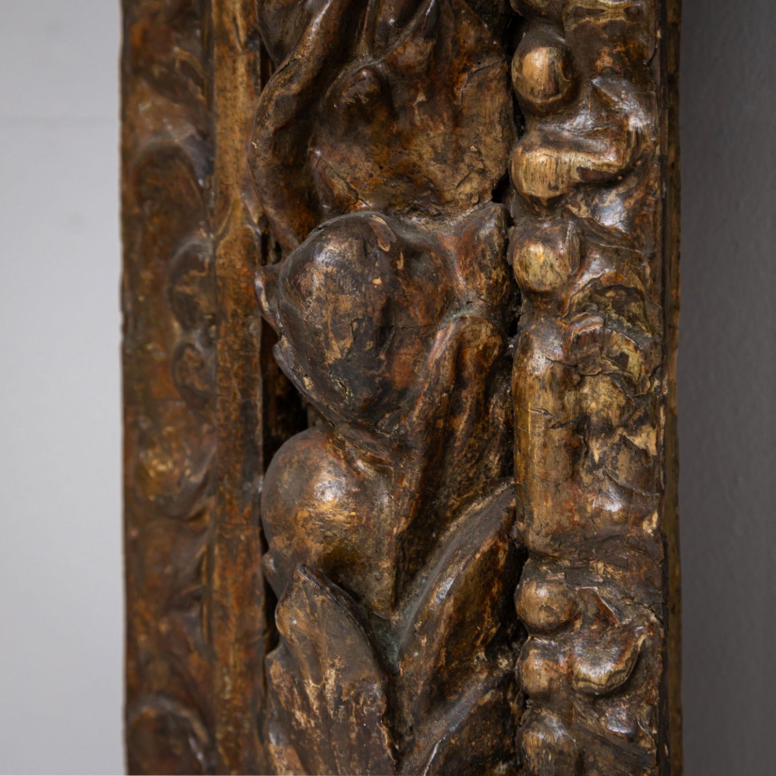 Cassetta Frame with Fruit and Leaf Decorations, Italy, 1st Half 17th Century For Sale 2