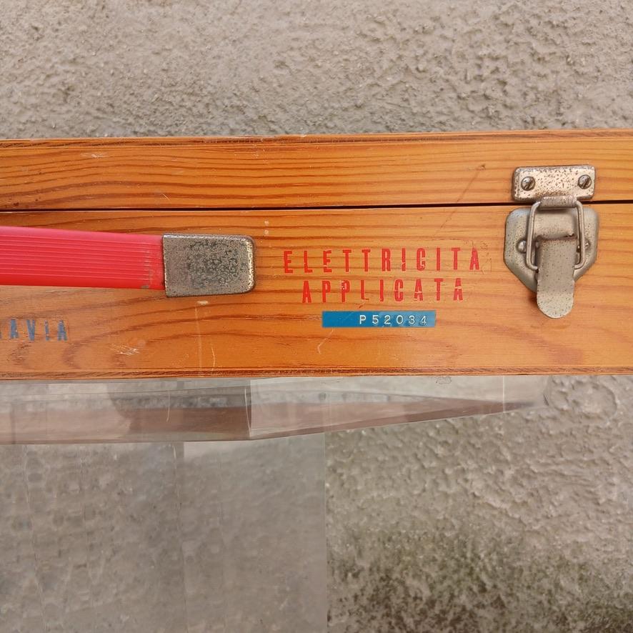 Magneti Cassetta Paravia Elettricità Applicata Componenti Originali - Italia - Anni '60 in vendita