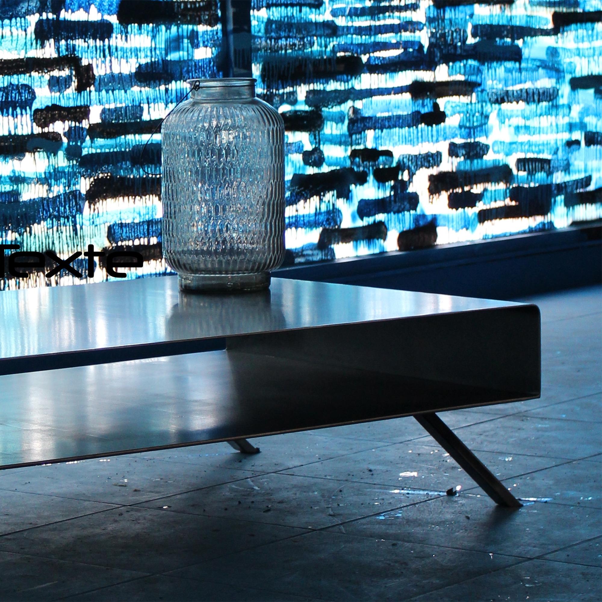 XXIe siècle et contemporain Table basse Cassette en acier brut en vente