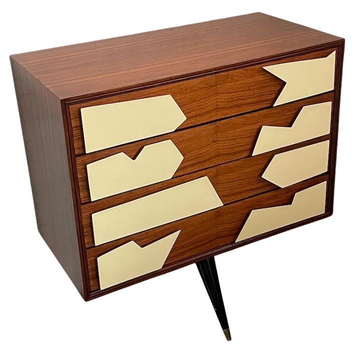 1950s wall-mounted chest of drawers