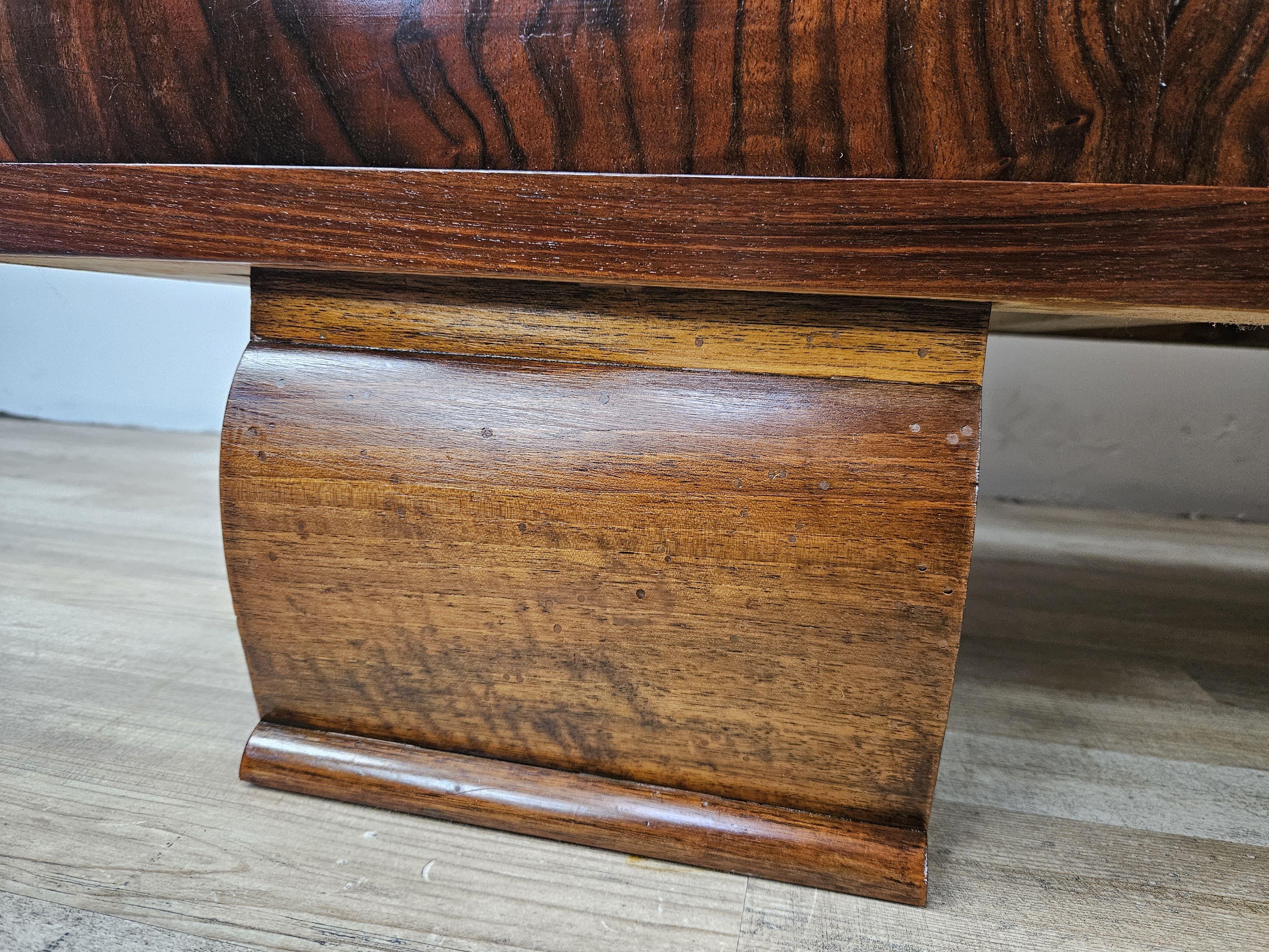 Art Deco chest of drawers with six drawers and transparent handles 20th century For Sale 7