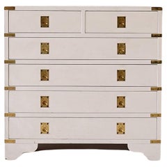 Vintage White 6-drawer chest of drawers