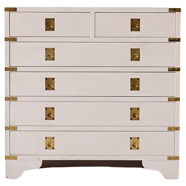 Cómoda blanca de 6 cajones
